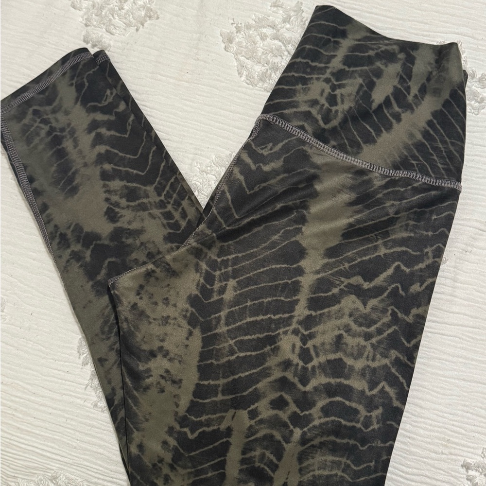 Evolution and Creation Black and Olive Leggings